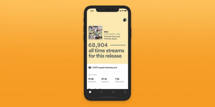 Spotify Artist App Not Tracking Live Streams